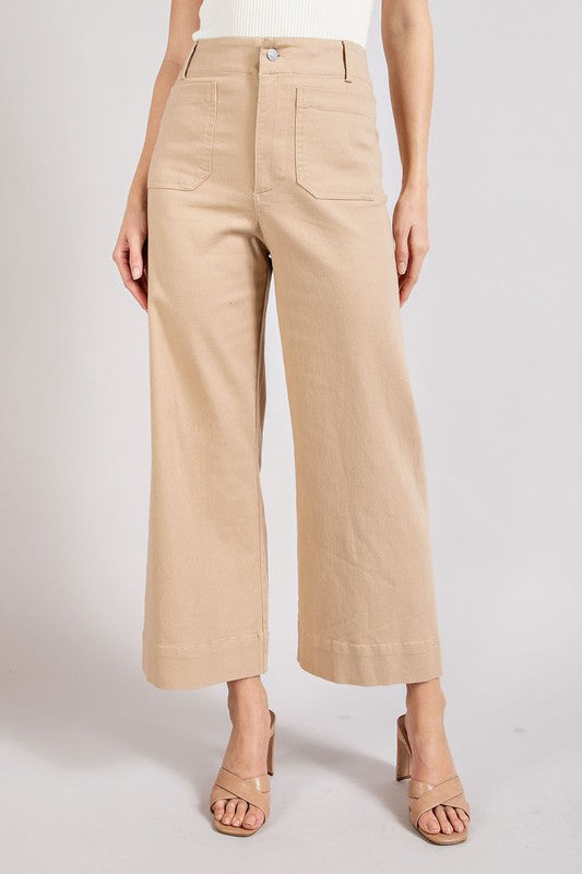 Soft Washed Wide Leg Pants