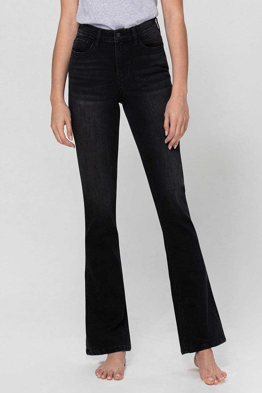 High Rise Slim Bootcut Jeans