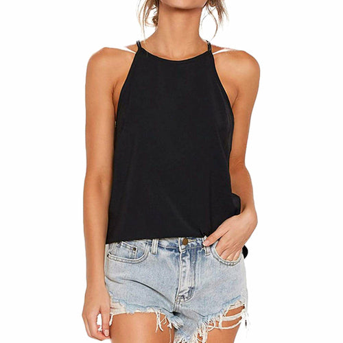 Tops Sleeveless Summer Tee Shirts Tank  Beach Blouses for Women