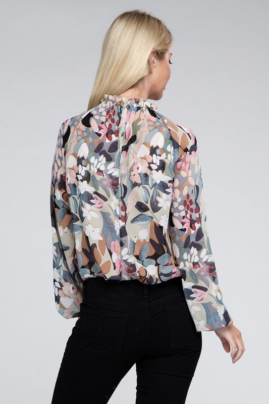 Chiffon Floral Blouse