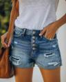 Hot sale summer woman sexy Ripped denim shorts