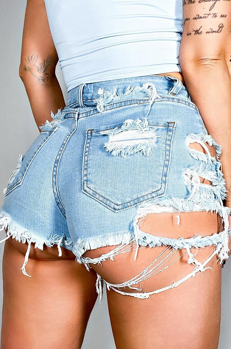 Hot sale summer woman sexy Ripped denim shorts