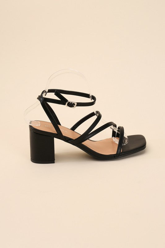 ALI-6 Strappy Low Heel